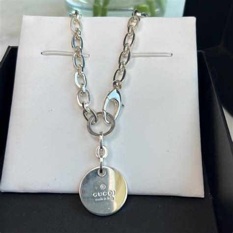 buy gucci necklace|gucci trademark necklace.